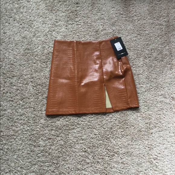 Flame In Your Heart Croc Mini Skirt - Picture 6 of 11